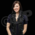 6' Black Feather Boa with Silver Tinsel